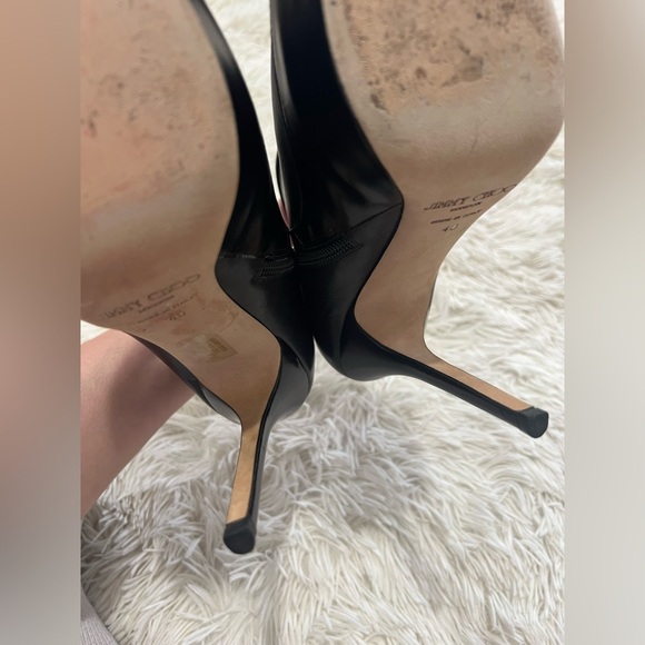 Jimmy Choo Decoy Heel Boots - Size 40- 9.5 - Picture 4 of 15